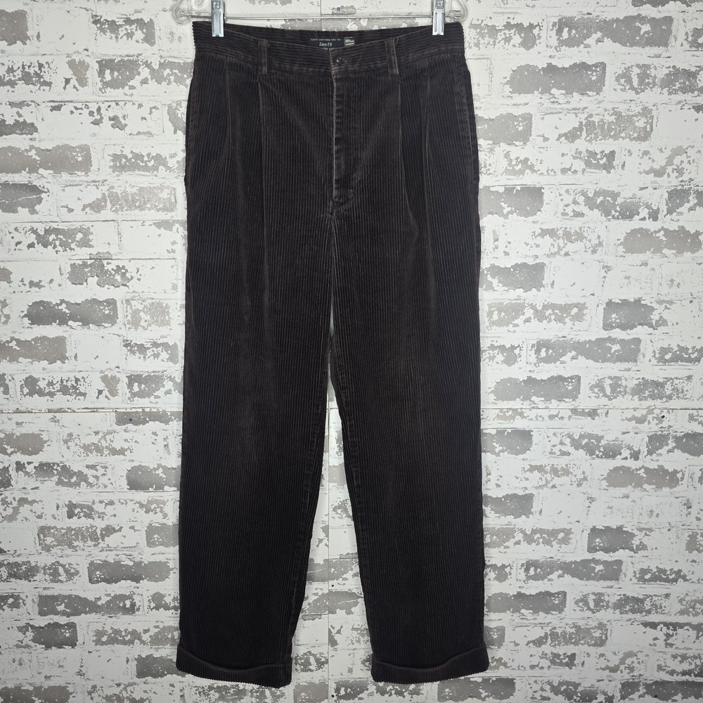 Gap Pants Mens 30x29 Corduroys‎ Brown VTG Y2K Straight Leg Cotton 90's